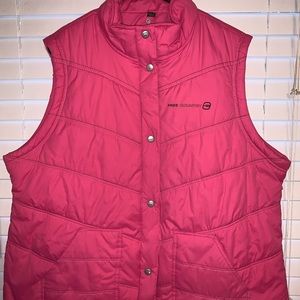 Plus Size Pink Puffer Vest